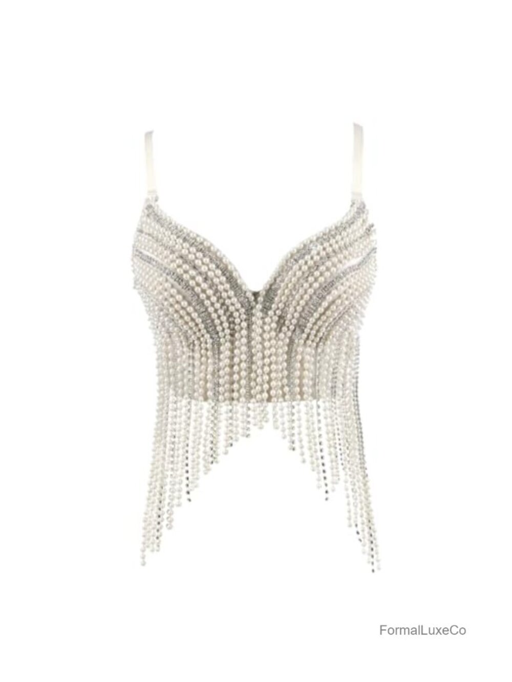Bustier Crop Top Mesh Corset Push Up Rhinestone Bra Club Party Vest